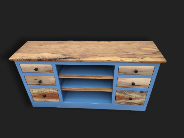 Pecan Top Credenza